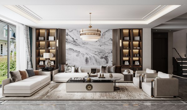 Modern living room 3D model - TurboSquid 1898475