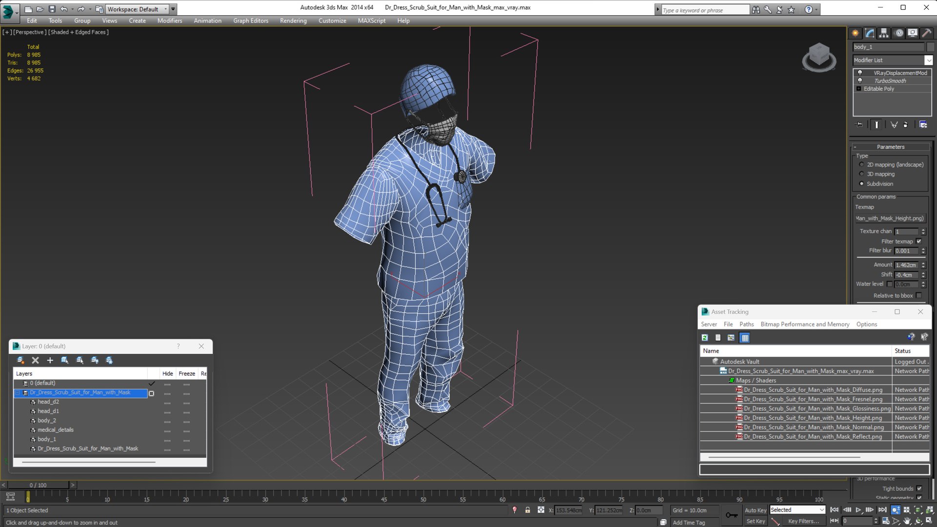 Dr Dress Scrub Suit for Man with Mask 3D model https://p.turbosquid.com/ts-thumb/UC/TLZIWc/2D/drdressscrubsuitformanwithmaskc4dmodel017/jpg/1696585193/1920x1080/fit_q87/39bfeb4e34252f372eade2f11f6b18f9ba98451a/drdressscrubsuitformanwithmaskc4dmodel017.jpg