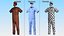 Dr Dress Scrub Suit for Man with Mask