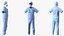 Dr Dress Scrub Suit for Man with Mask