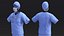 Dr Dress Scrub Suit for Man with Mask