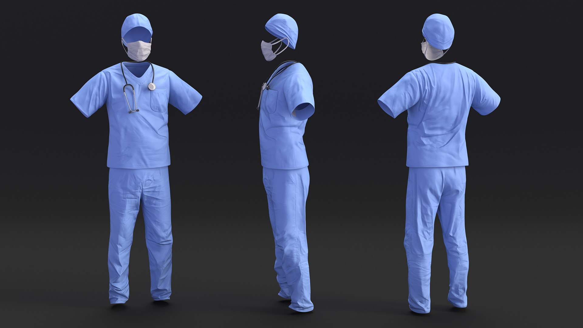 Dr Dress Scrub Suit for Man with Mask 3D model https://p.turbosquid.com/ts-thumb/UC/TLZIWc/sx/drdressscrubsuitformanwithmaskc4dmodel007/jpg/1696585154/1920x1080/fit_q87/b15a7a1fce4ac2e1b1fca215389016f33c0545ca/drdressscrubsuitformanwithmaskc4dmodel007.jpg