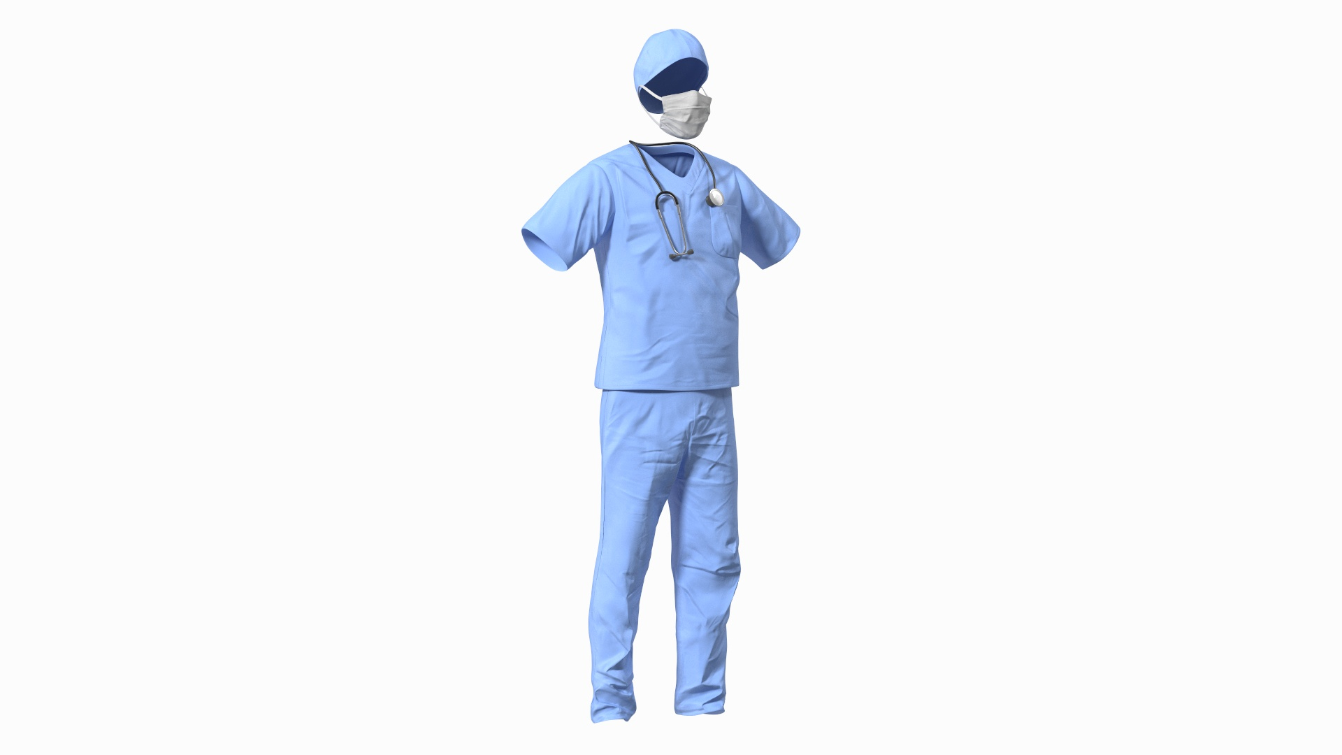 Navy Blue Scrub Suit for Doctors Price, Information and Pictures
