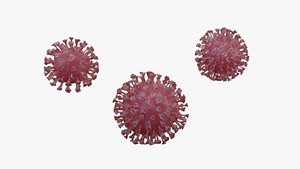 3D model coronavirus virus