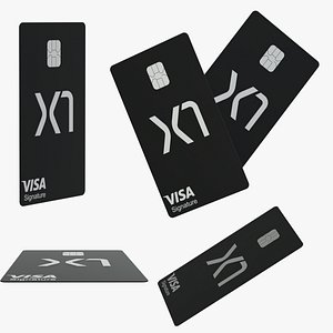 X1 Visa Signature Credit Card 3D model
