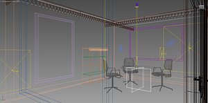 mini meeting room 3D model