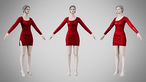 Dress 54 Ruby Velvet