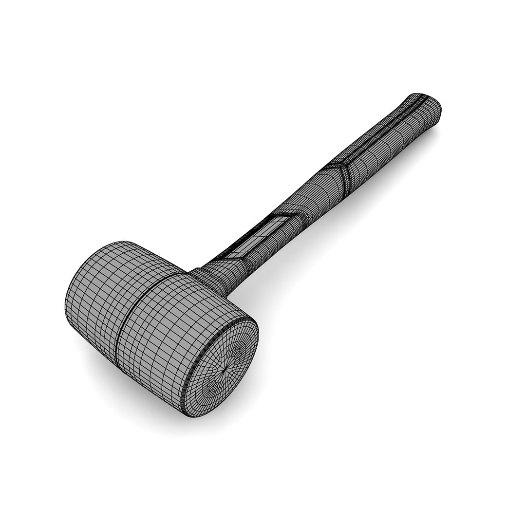 3D Rubber Mallet Model - TurboSquid 1268712