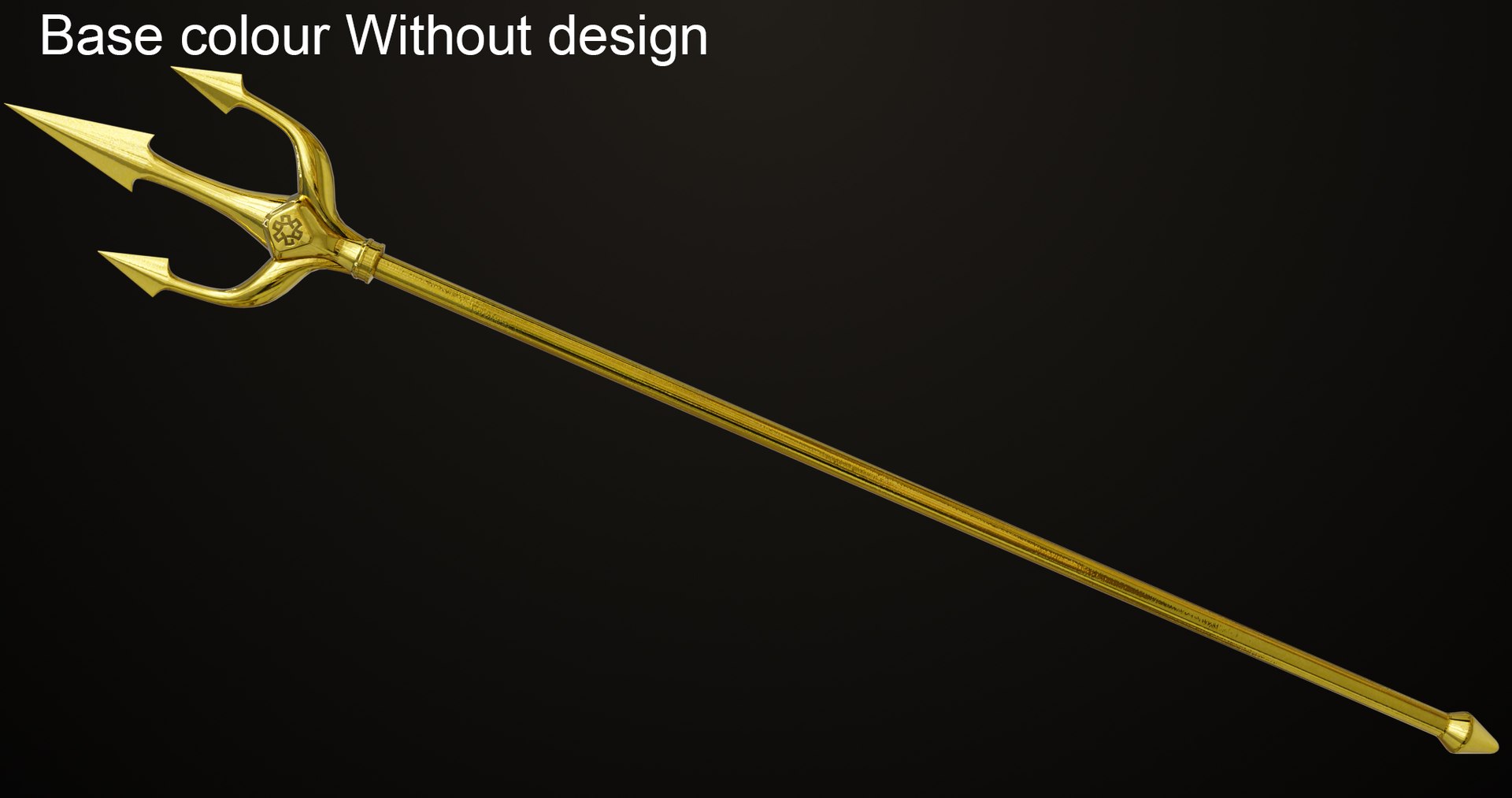 Trident 03 Gold All PBR Unity UE Textures Included Model - TurboSquid ...