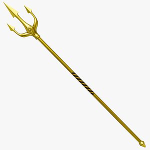 Trident 03 Gold All PBR Unity UE Textures Included