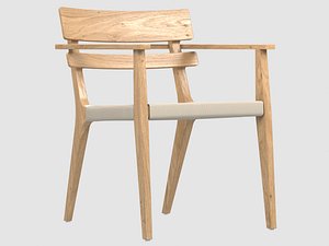 3D model paralel dining armchair point1920