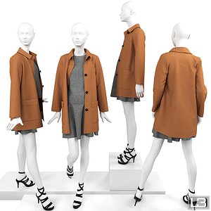 woman mannequin 3d model