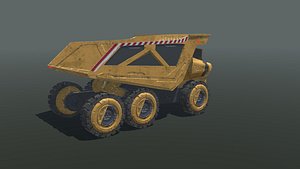 3D SCI FI Load Truck model