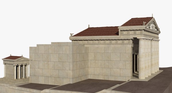 3D propylaea gateway entrance model | 1146980 | TurboSquid