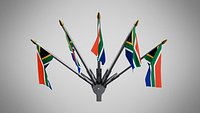 Wall Mount Flags 5 Of South Africa
