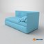 Corner Single Bed 3D