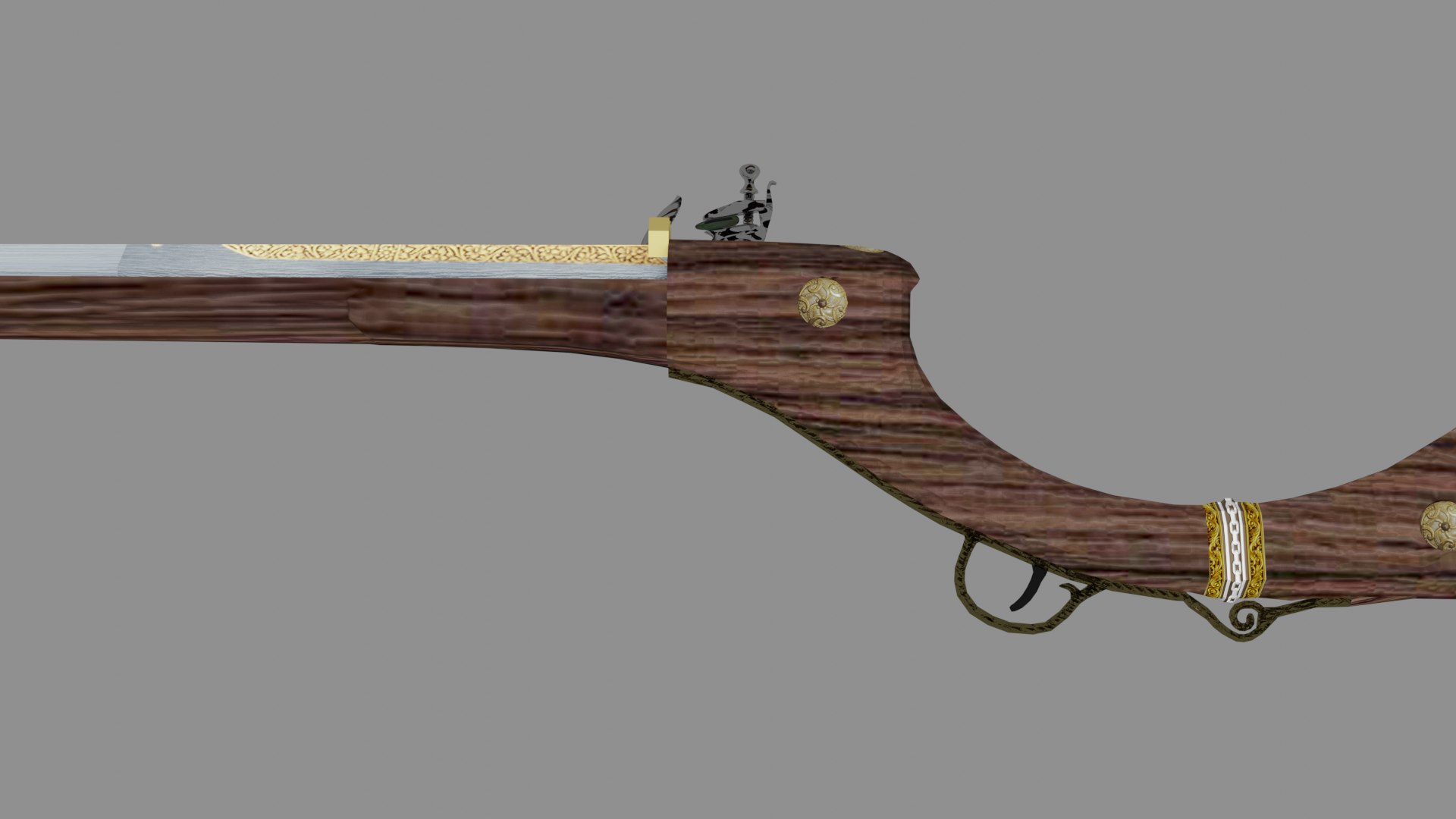Sindh Flintlock 3D Model - TurboSquid 1634753