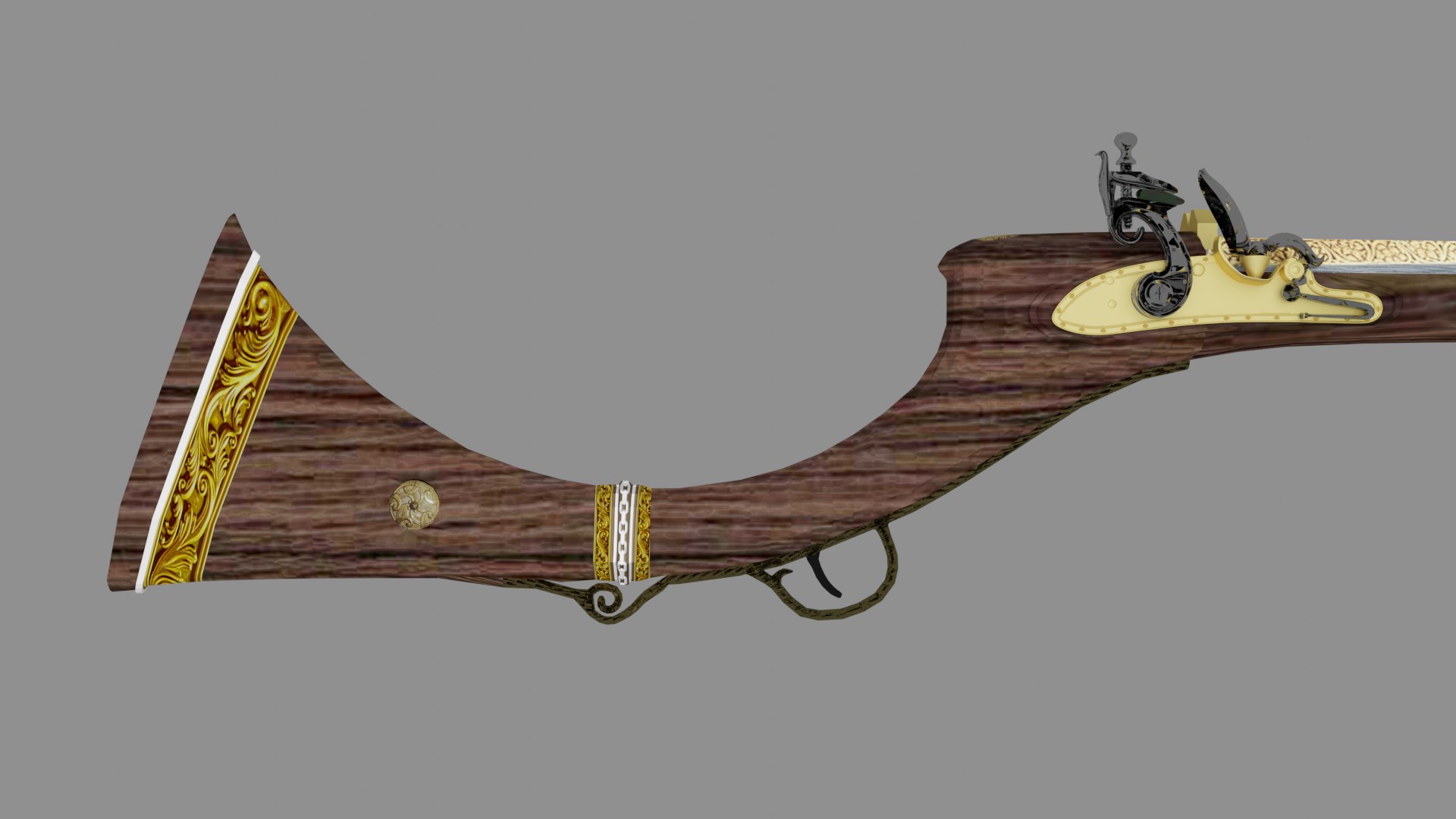 Sindh Flintlock 3D Model - TurboSquid 1634753