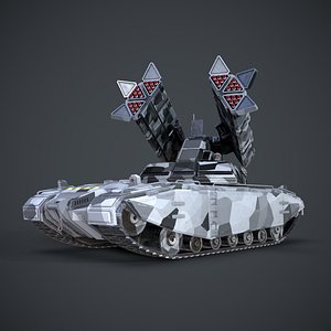 Sci-Fi Missile launcher Tank