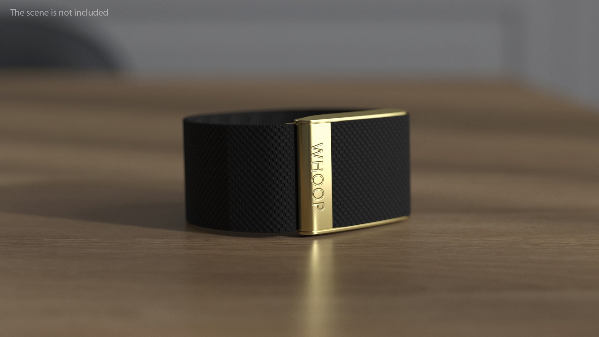 Health Tracker Whoop 4 Black Rigged for Maya 3D model preview