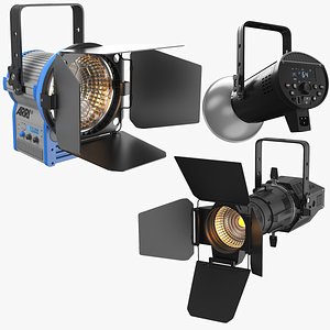 Three Detailed Stage Lights 02