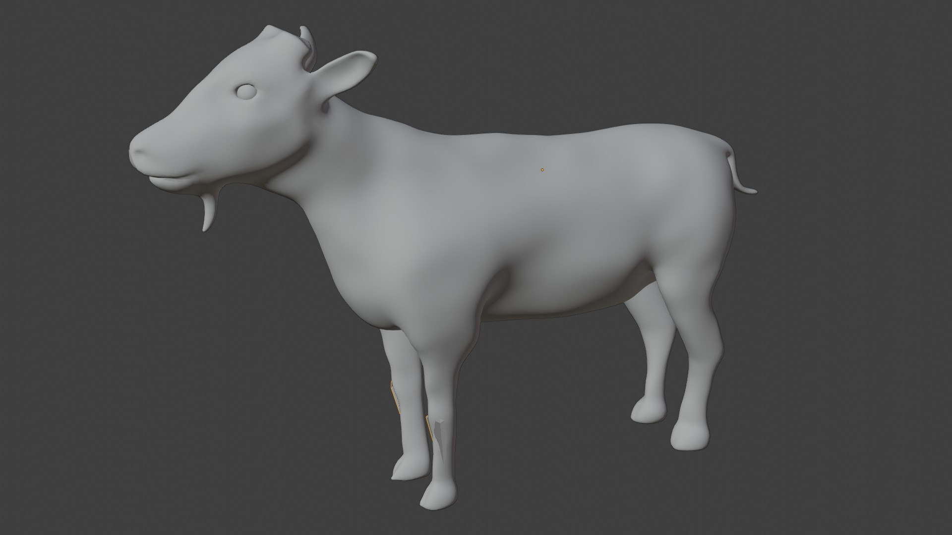 Fully rigged goat 3D model - TurboSquid 1697435