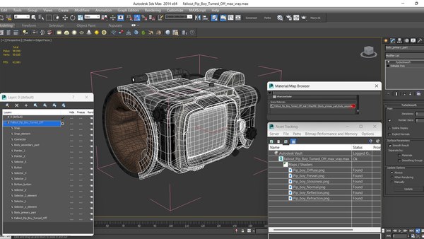 modelo 3d Fallout Pip Boy apagado - TurboSquid 2256294