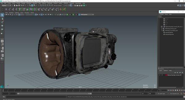 modelo 3d Fallout Pip Boy apagado - TurboSquid 2256294
