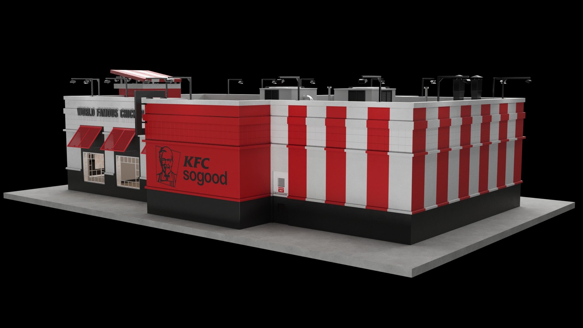 Kfc 3D Model - TurboSquid 1678535