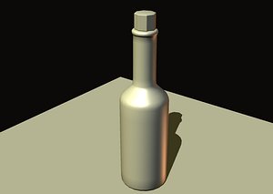 bottle spice 3d max