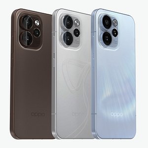 OPPO Reno 15 All Colors 3D model