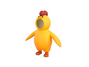 Prop234 Chicken Suit 3D model