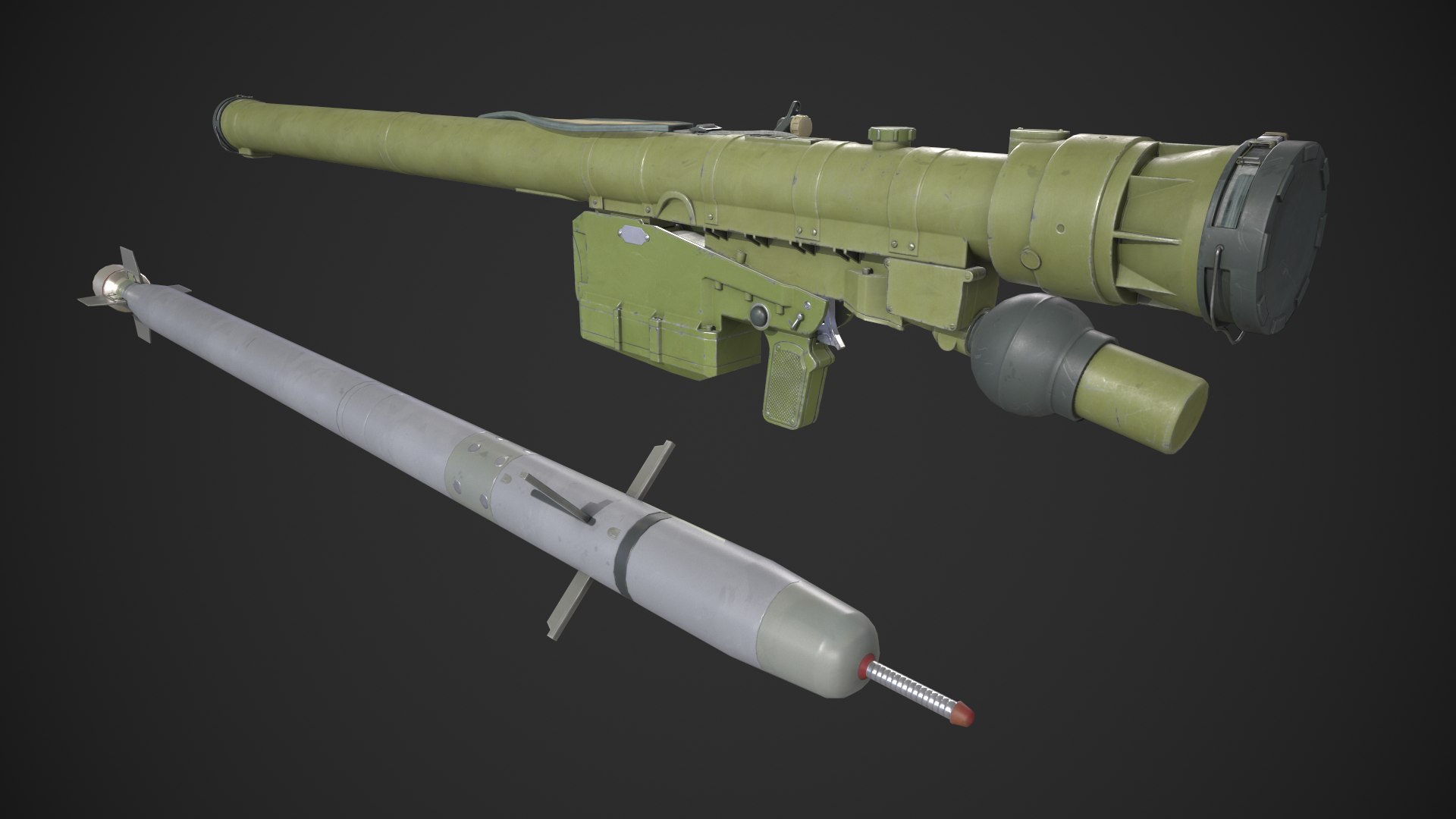 IGLA 9K38 3D model - TurboSquid 1869952