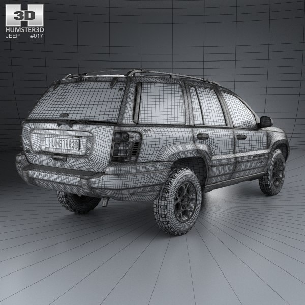 modelo 3d Jeep Grand Cherokee (WJ) 1998 - TurboSquid 1151944