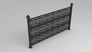 railing garden city 3D