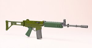 3D Assault Rifle AK5