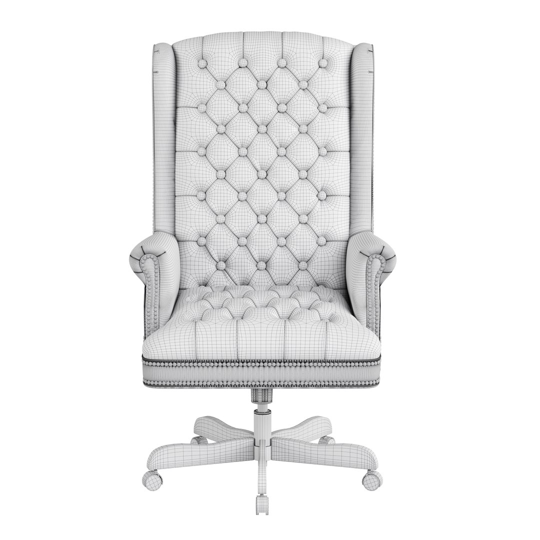 3D Classic High Back Leather Chair CI360 Flash Furniture Model