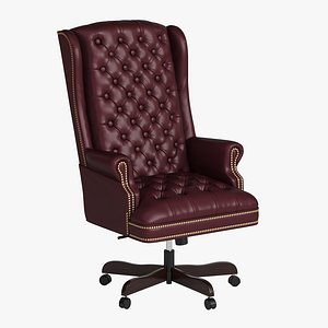 3D Classic high back leather chair CI-360 Flash Furniture model