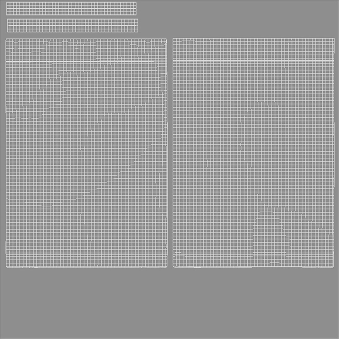 3D Model Black Loop Handle Plastic Bag - Shop Carry Packet - TurboSquid ...