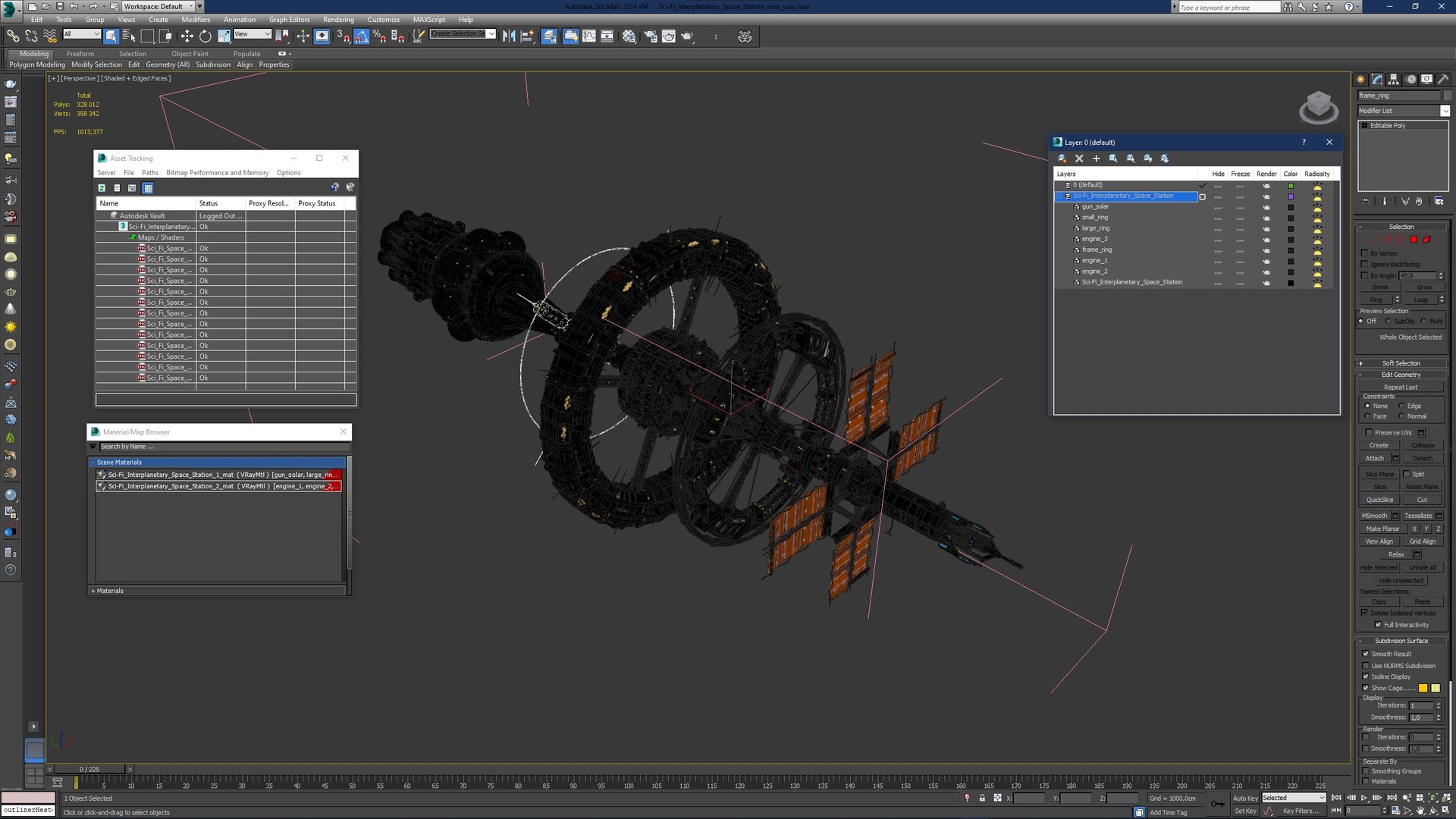Sci-Fi Interplanetary Space Station model https://p.turbosquid.com/ts-thumb/UD/YNK5VM/md/scifiinterplanetaryspacestationvray3dmodel019/jpg/1722201547/1920x1080/fit_q87/184c4d90f91fd958eeaa3ca5fef661118ee37db2/scifiinterplanetaryspacestationvray3dmodel019.jpg