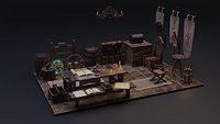 Medieval Props Package interior