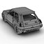 3d model of renault 5 turbo