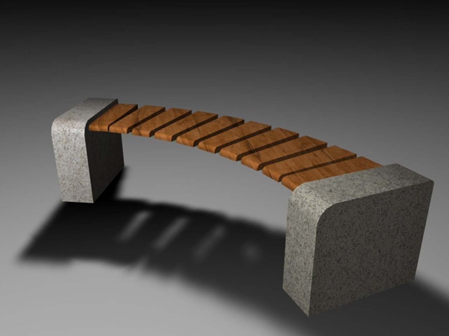 Maya Stone Bench Outdoor