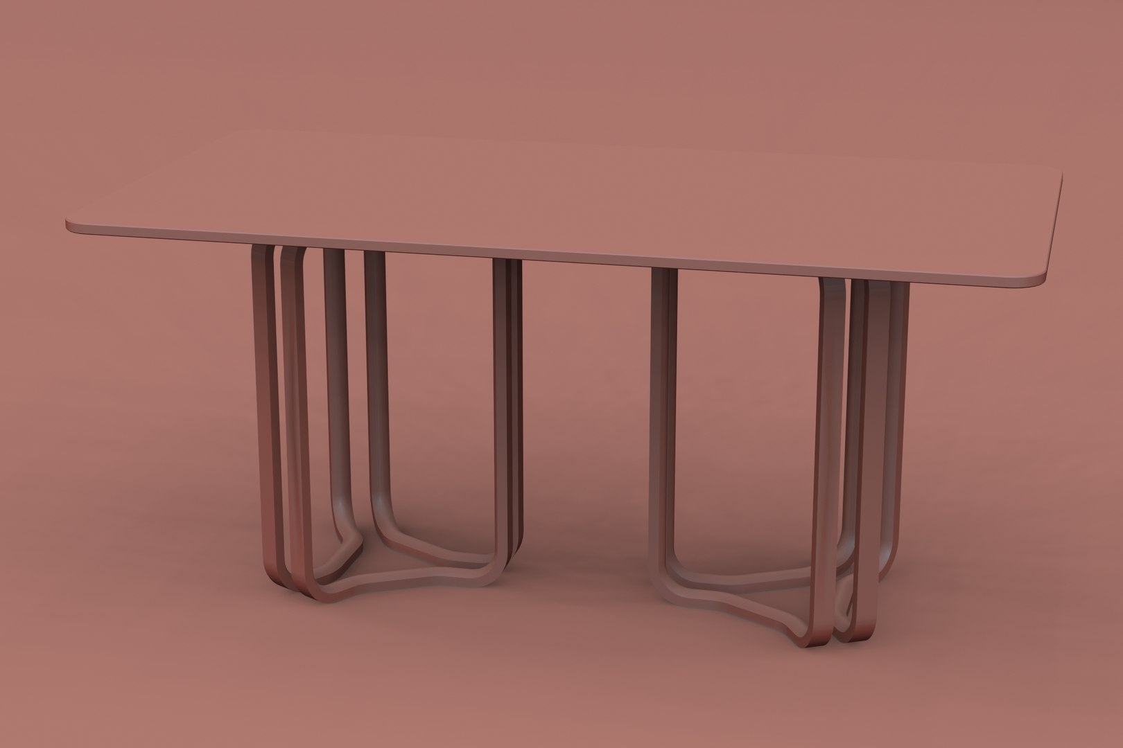Free Simple Dining Table 3D Model - TurboSquid 1538477