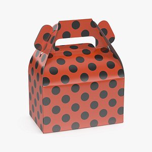 Halloween Polka Dot Treat Gift Box