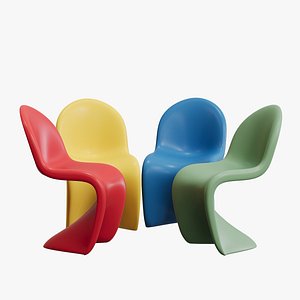Vitra Panton Chair 3D