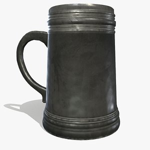 3D Beer Mug PBR model