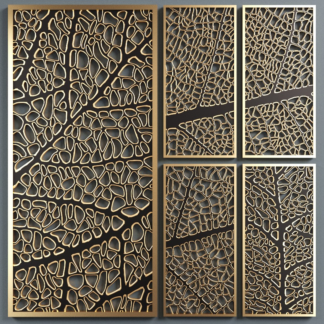 3D decorative partitions pattern - TurboSquid 1351857