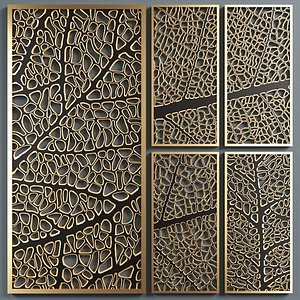 3D decorative partitions pattern