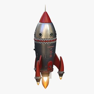 toy rocket 3D model